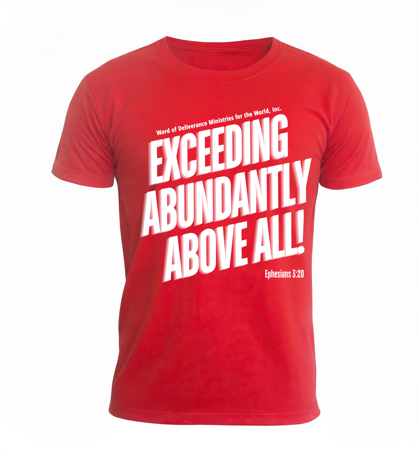 Exceeding Abundantly Above All Youth Large T Shirts